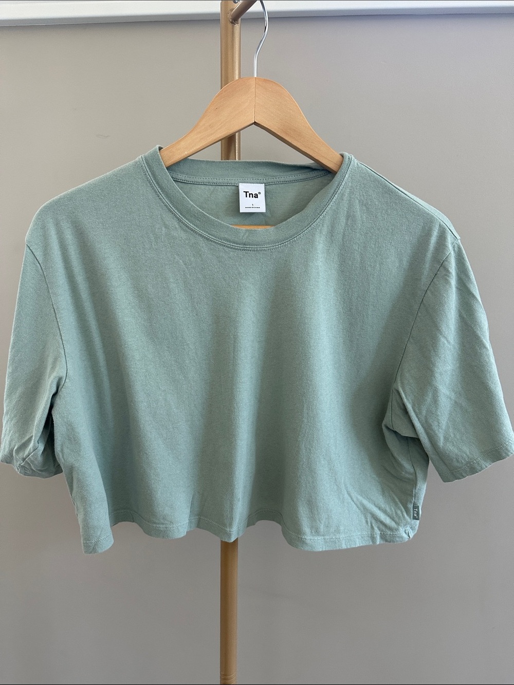 TNA Aritzia Cropped Boxy T-Shirt – Size 1